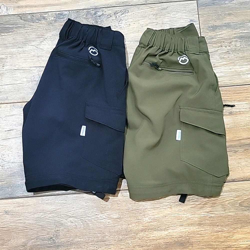 Set of 2 boys Magellan fish gear shorts, Small